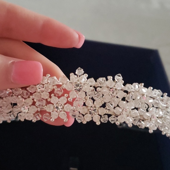 Crystal & Rhinestone Tiara - Picture 2 of 8